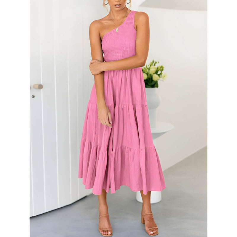 Vestido Mídi com Lástex Maelle