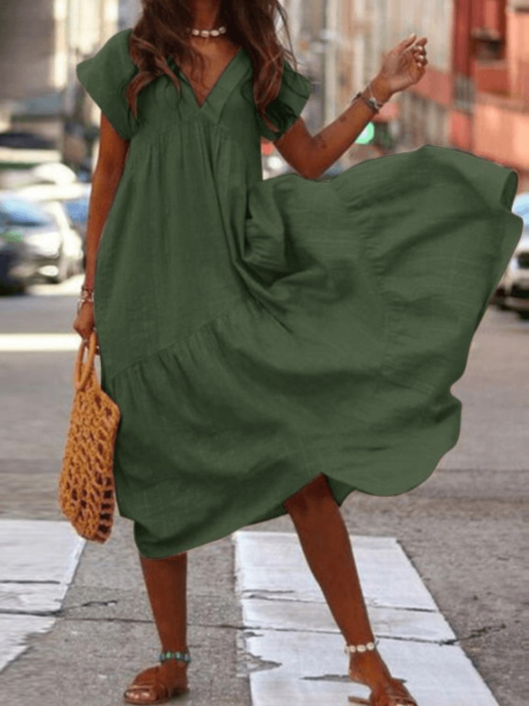 Vestido Mídi Casual Nalani