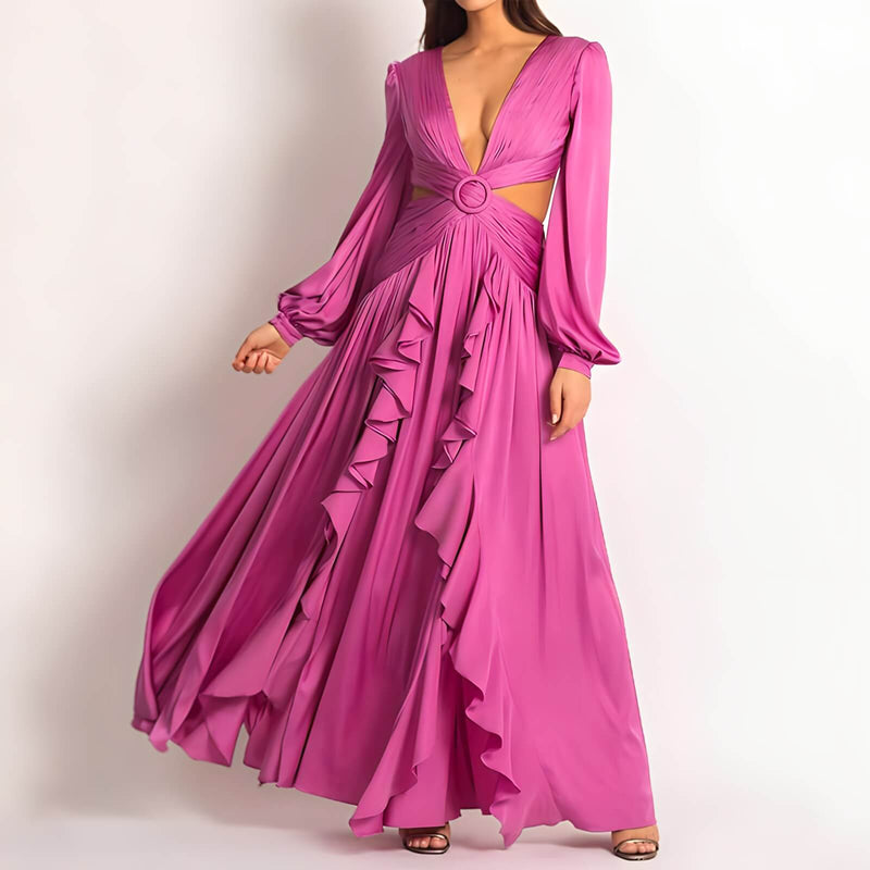 Vestido Longo de Viscose Parion