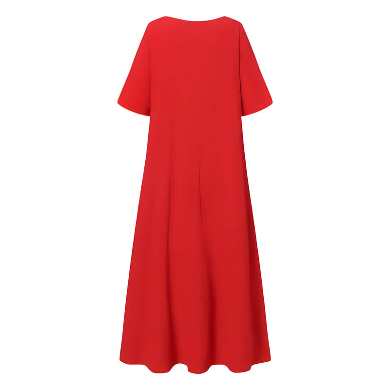 Vestido Longo com Abotoamento Austin