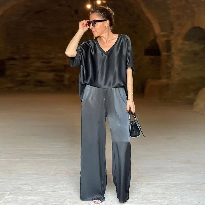 Conjunto de Cetim Roseline
