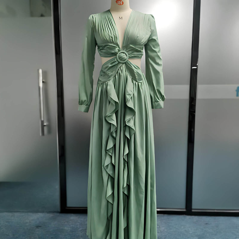 Vestido Longo de Viscose Parion