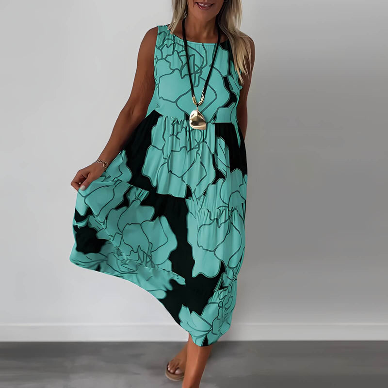 Vestido Mídi Casual Jardin