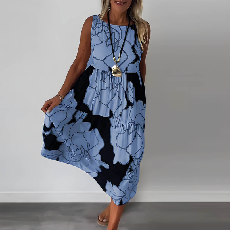 Vestido Mídi Casual Jardin