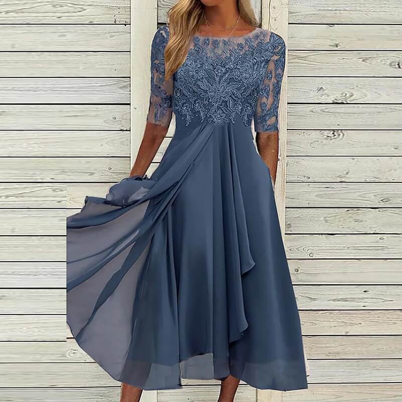 Vestido Mídi Elegante Aveline