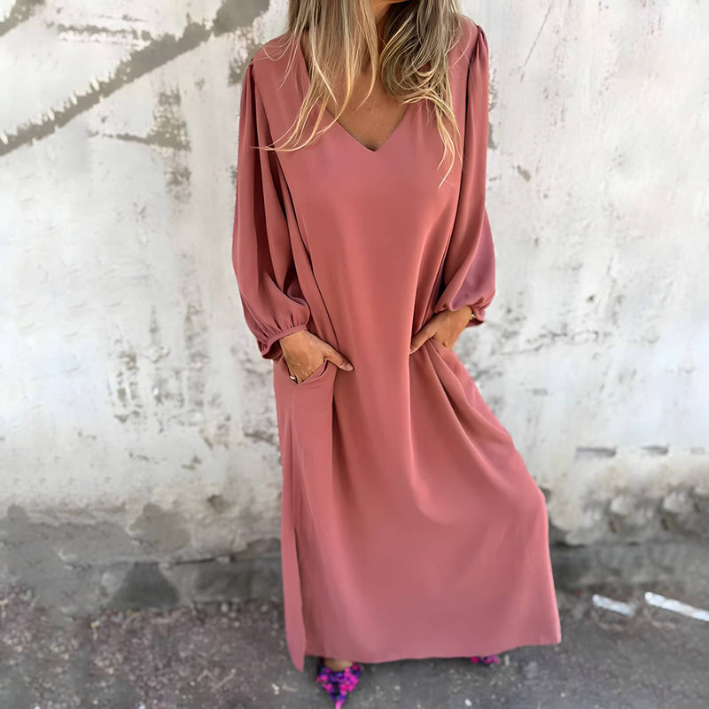 Vestido Longo Casual Eleganza