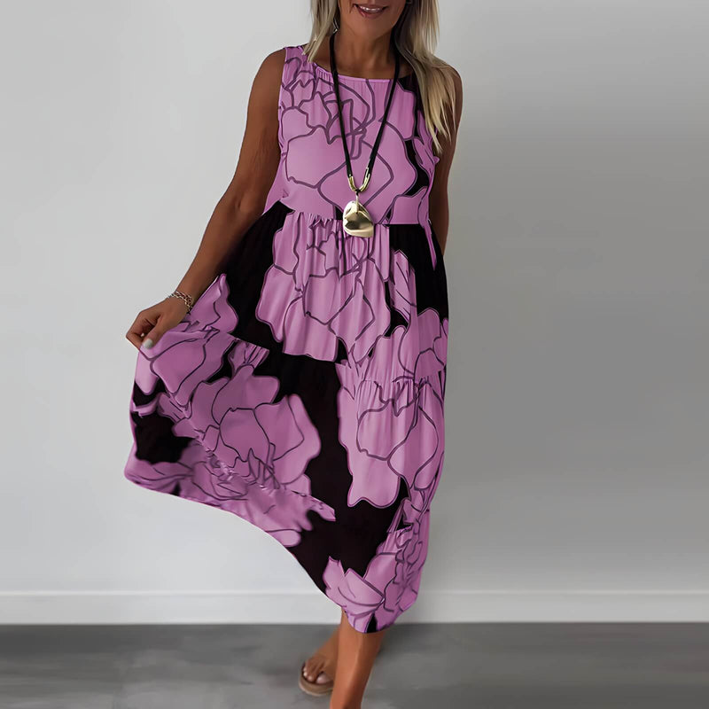 Vestido Mídi Casual Jardin