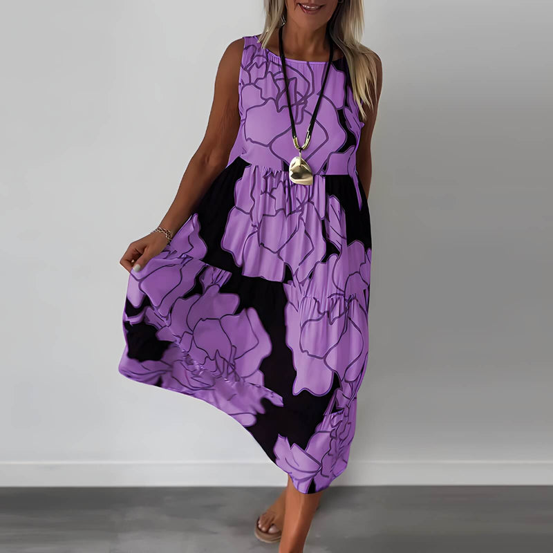 Vestido Mídi Casual Jardin