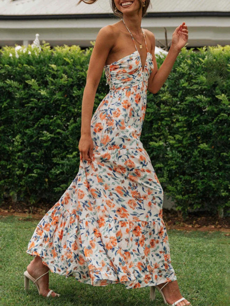 Vestido Longo de Chiffon Ilene