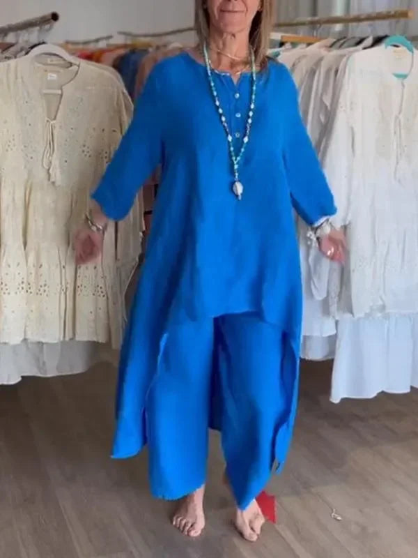 Conjunto Alongado de Linho Français