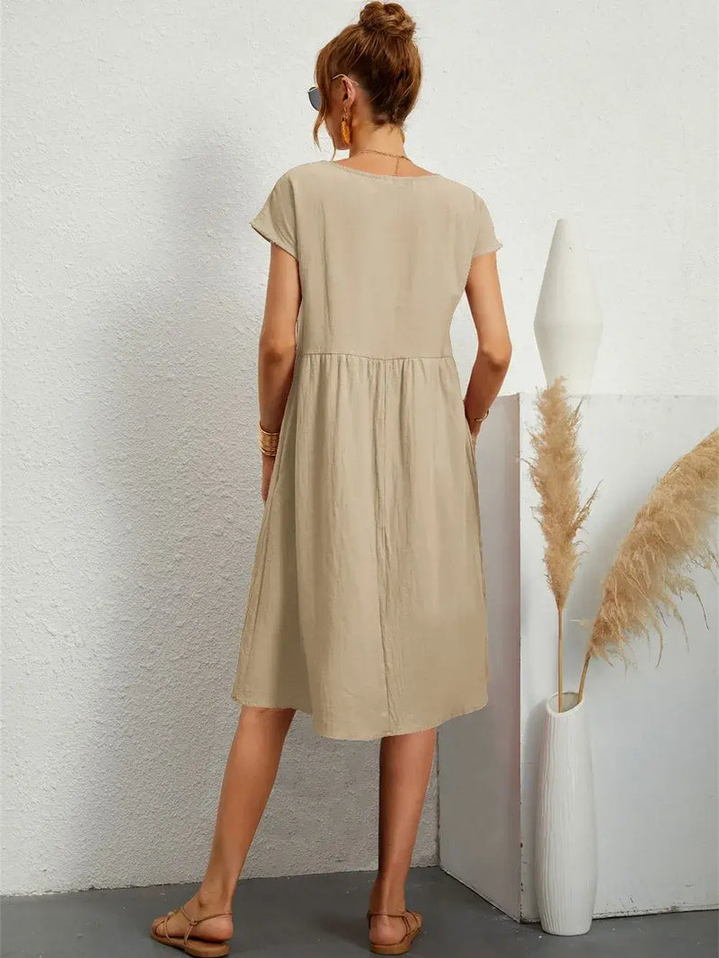 Vestido Mídi Casual Jordan