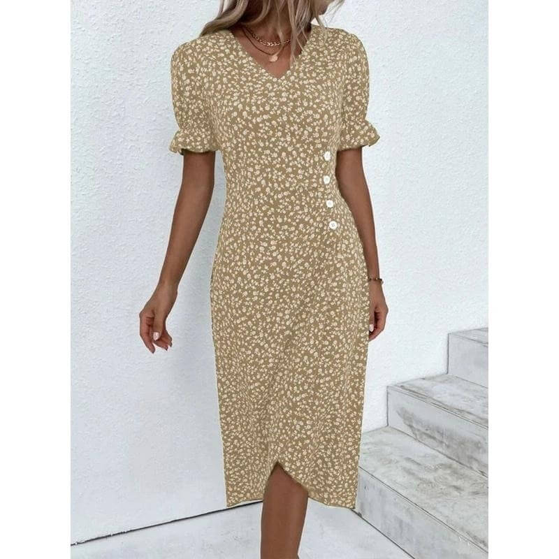 Vestido Mídi Transpassado Allegra