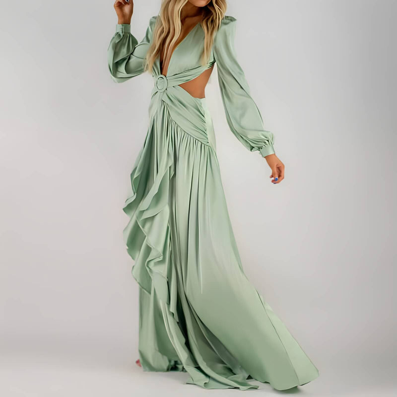 Vestido Longo de Viscose Parion