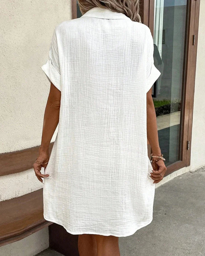 Vestido Curto Casual Brinelle