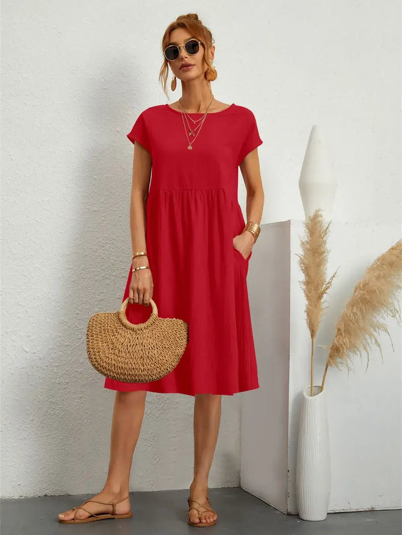 Vestido Mídi Casual Jordan