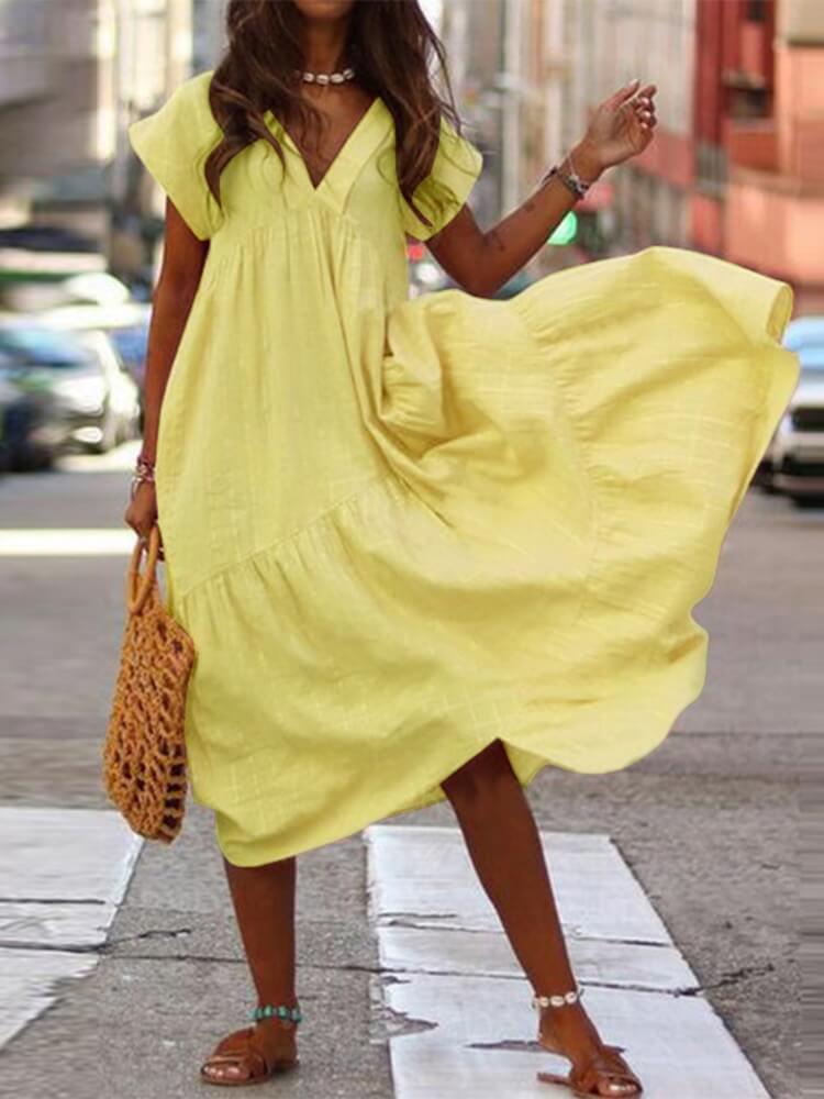 Vestido Mídi Casual Nalani