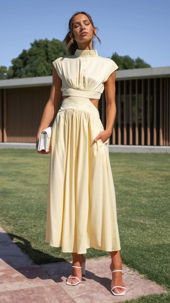 Vestido Mídi Maxi Grace
