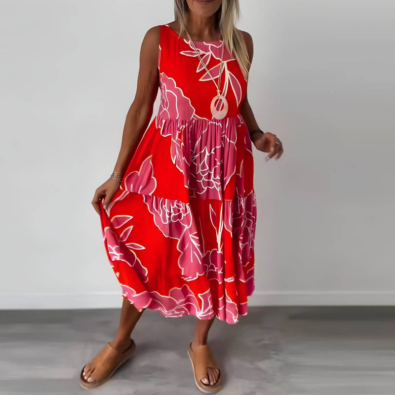 Vestido Mídi Casual Jardin