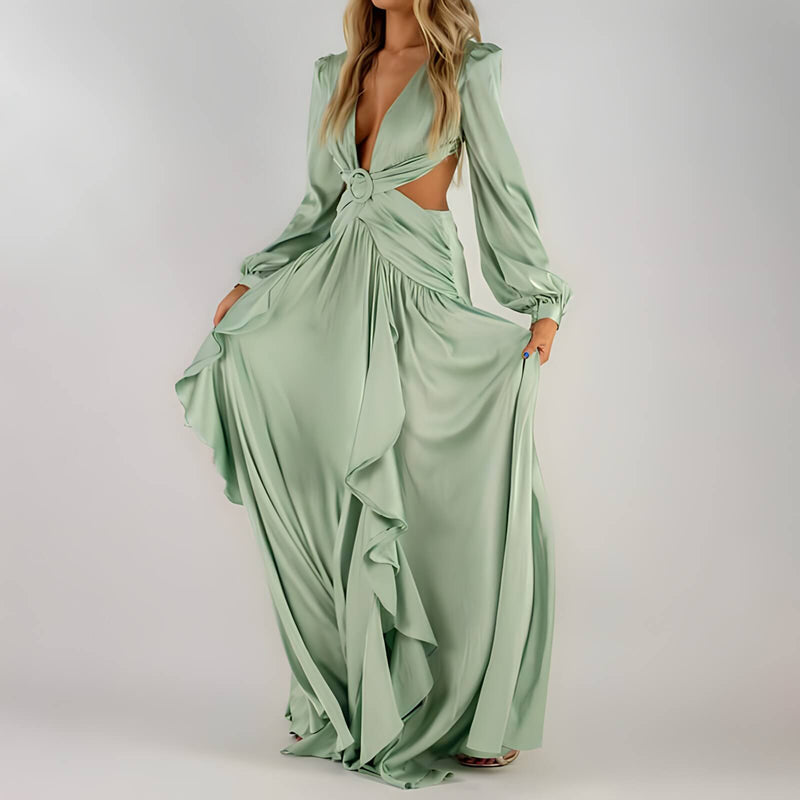 Vestido Longo de Viscose Parion