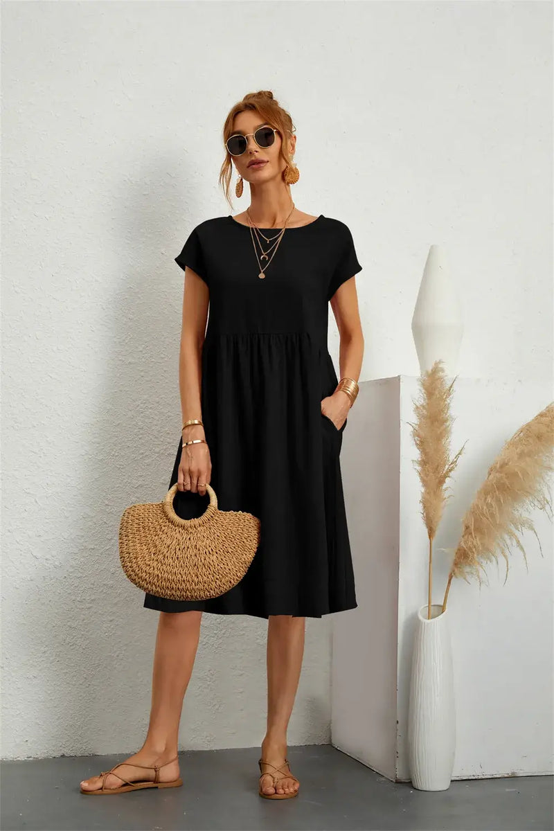 Vestido Mídi Casual Jordan