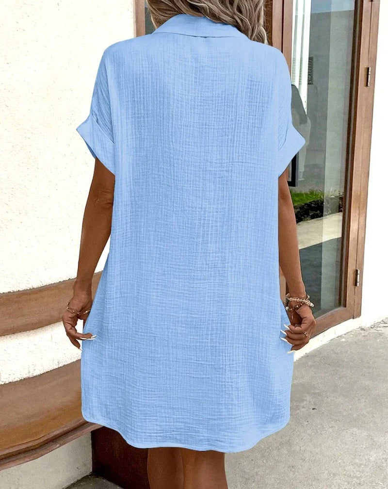 Vestido Curto Casual Brinelle