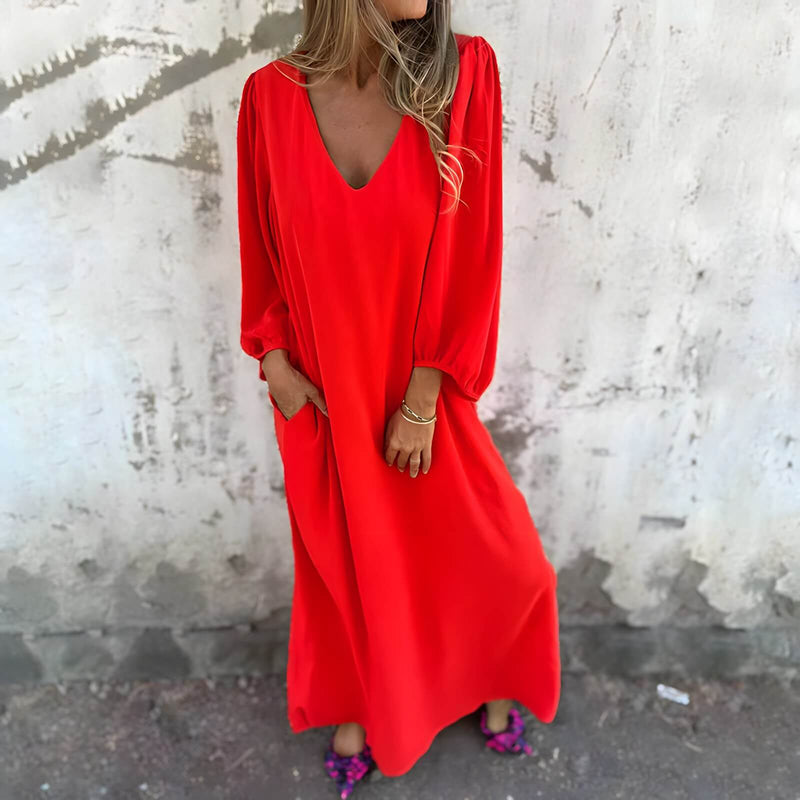 Vestido Longo Casual Eleganza