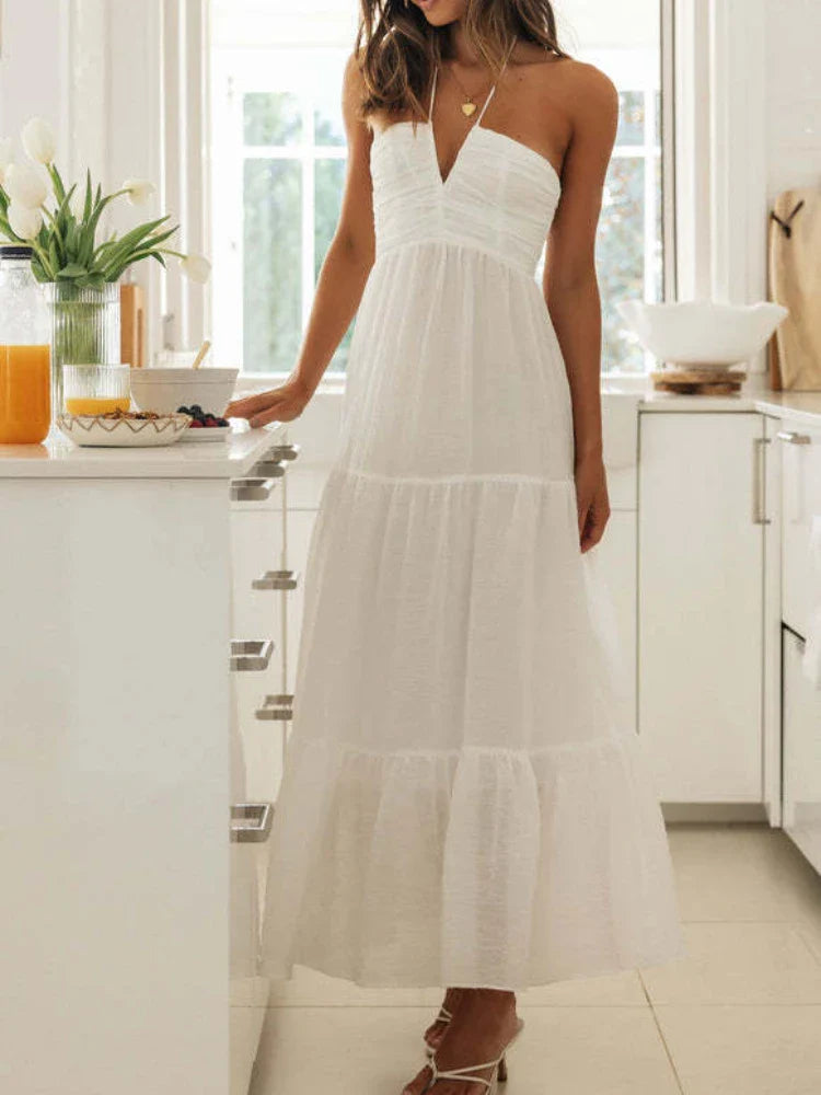 Vestido Longo de Chiffon Kaelin