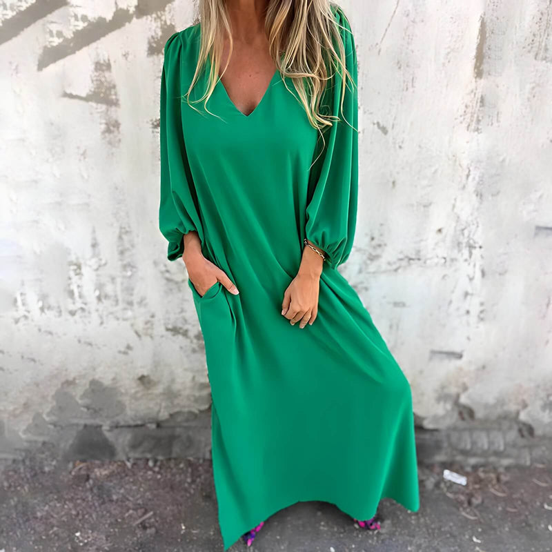 Vestido Longo Casual Eleganza
