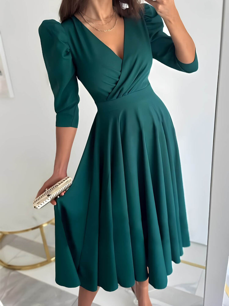 Vestido Mídi Elegante Kiora