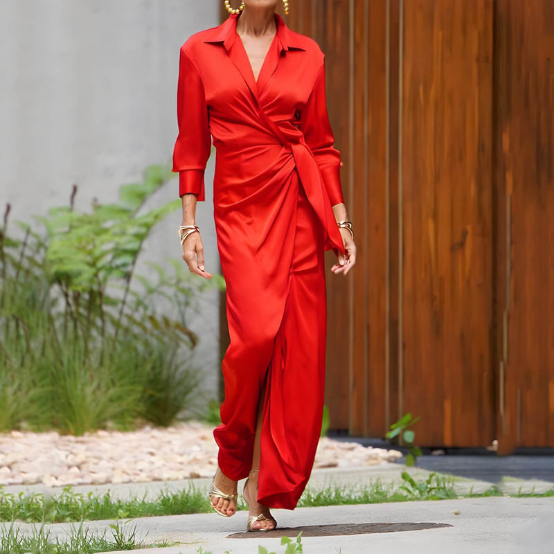 Vestido Longo Transpassado Glend